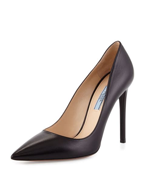 prada pointed toe pump|Prada pumps and sandals.